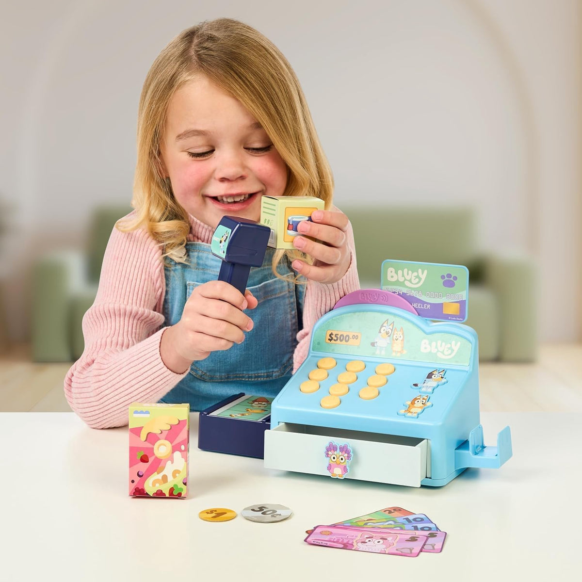 BLUEY Toy Cash Register Playset