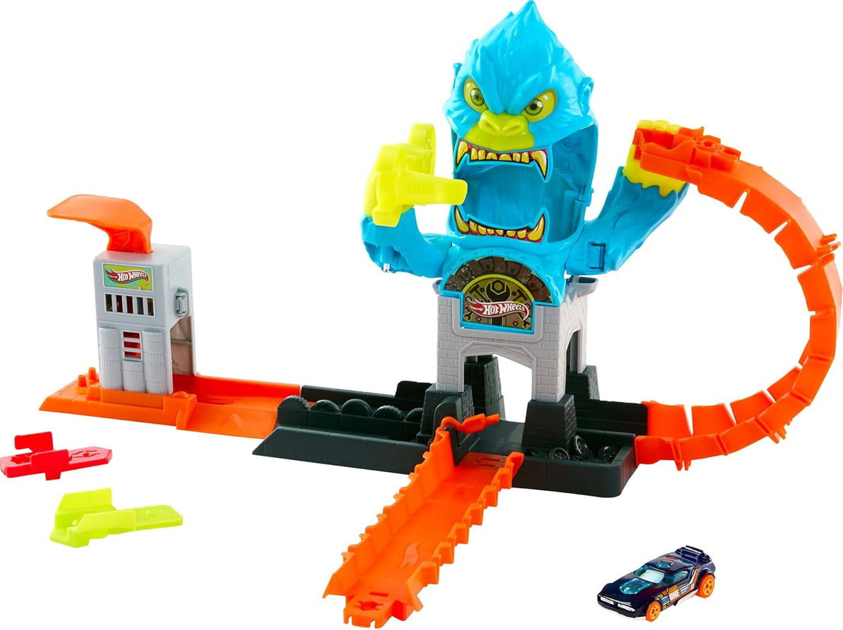 HOT WHEELS Toy Gorilla Slam Attack Track Set