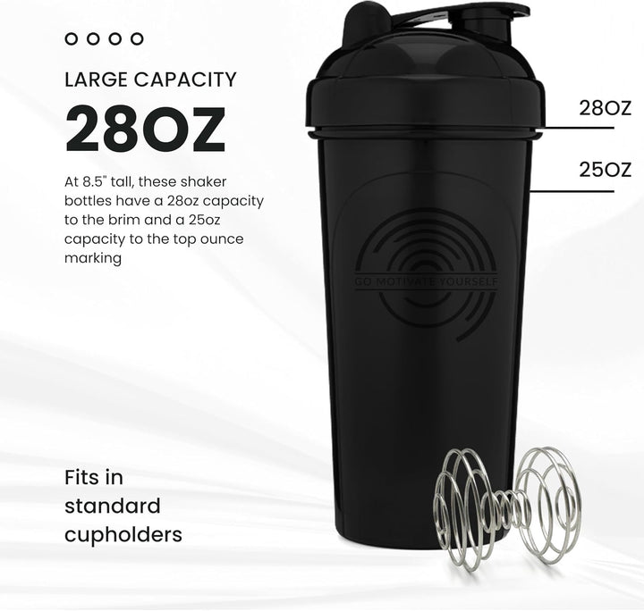 Shaker Bottle 28OZ Go Motivate Yourself