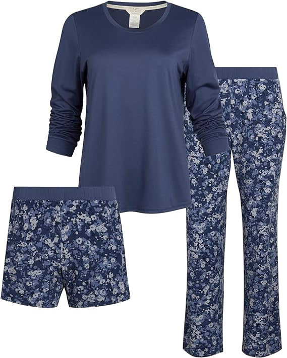 STEVE MADDEN Women PJ/LOUNGEWEAR Set 3PC Navy