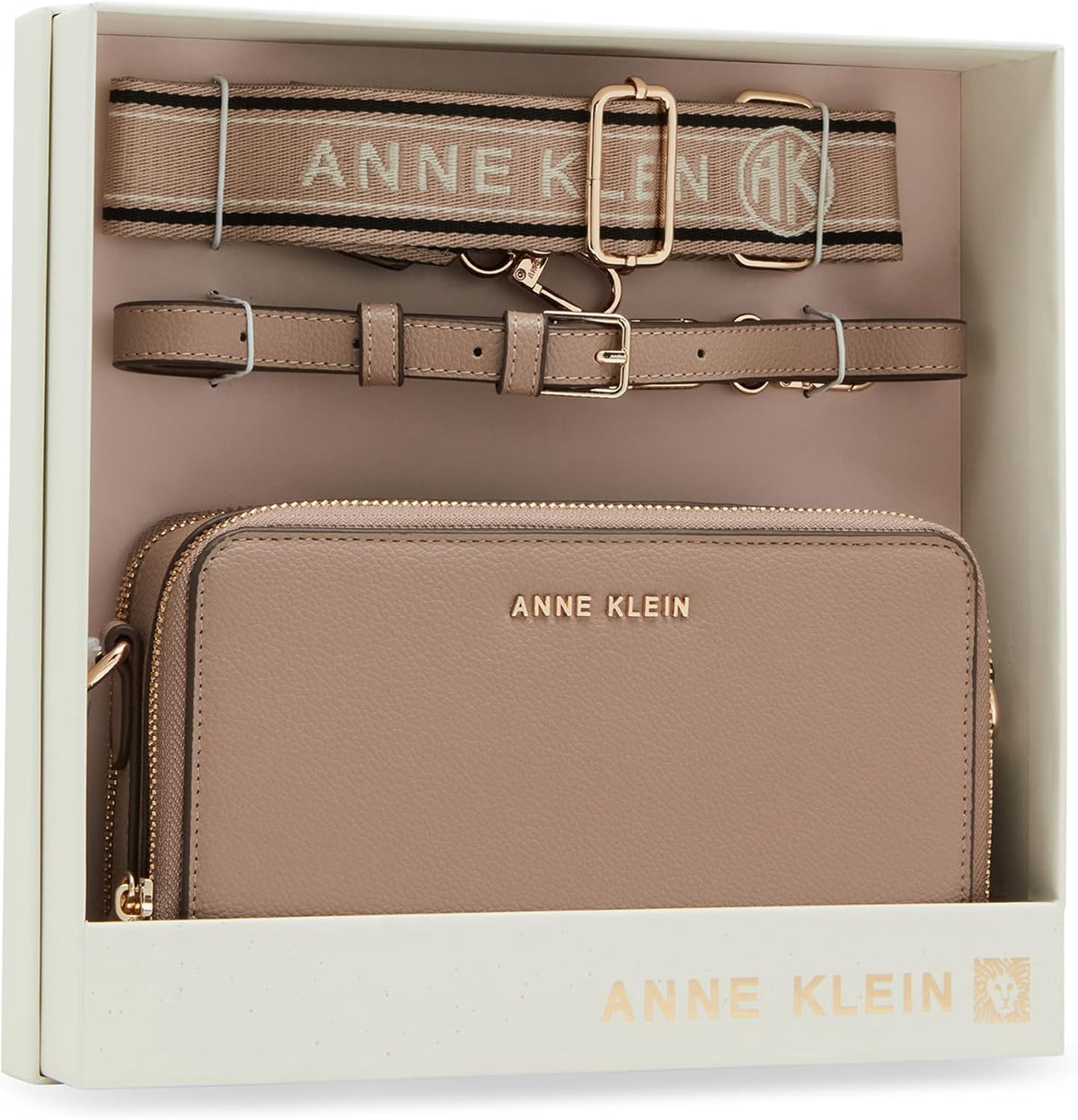 ANNE KLEIN Bag Crossbody Gift Set Truffle