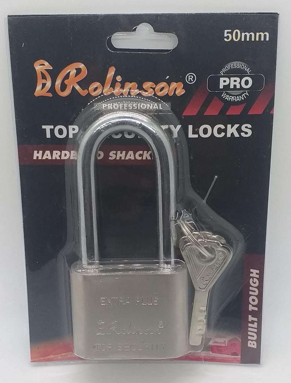 ROLINSON Padlock 50MM Long Shackle