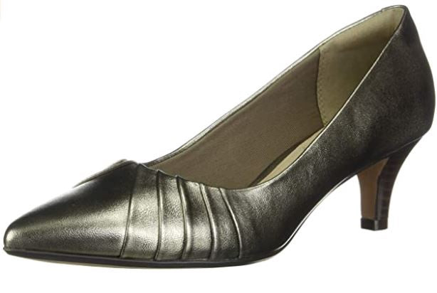 CLARKS Footwear Women's Linvale Crown Pump Metallic
