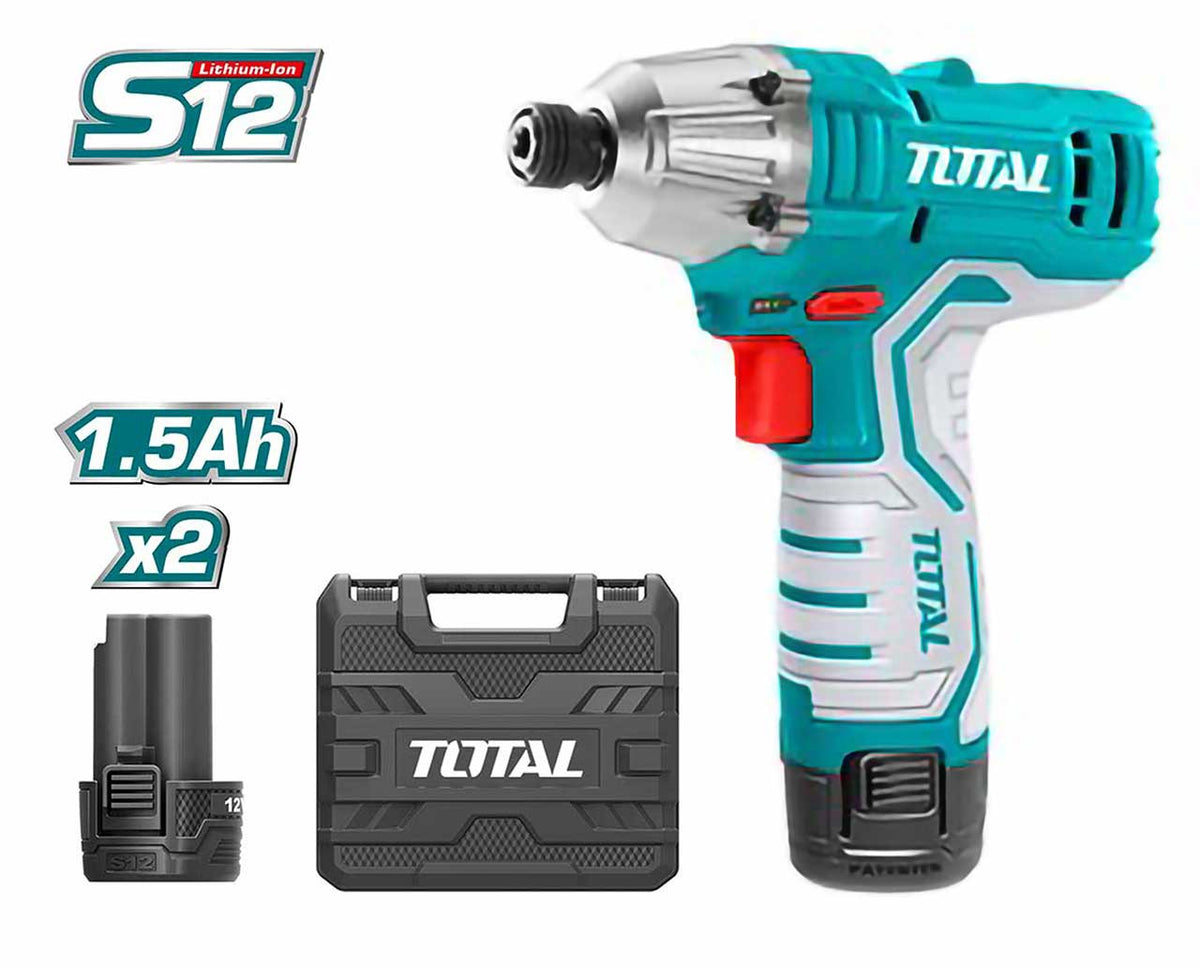 TOTAL Drill Gun UTIRLI1201 12V LITHIUM-ION