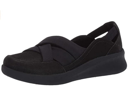 CLARKS Footwear Women's Sillian 2.0 Star Flats Black Synthetic