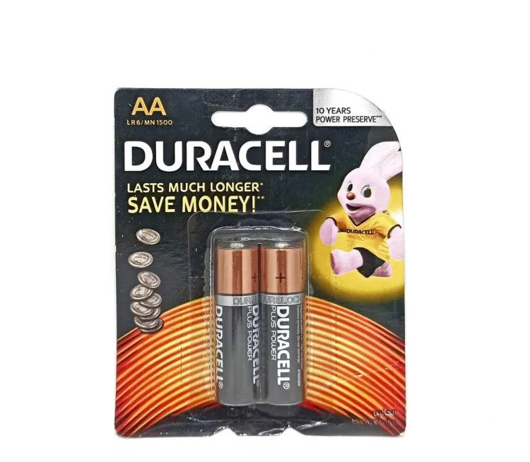 DURACELL Battery Size Aa Plus Power 2PCS Pack LR6/MN1500