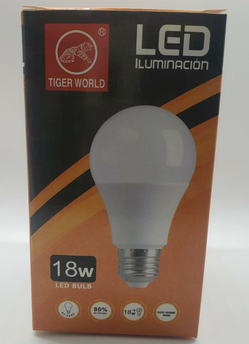 TIGER WORLD Bulb LED 18W 85-265V 6500K 1800LM