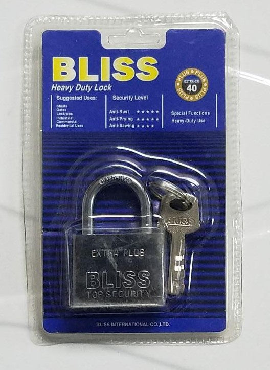 BLISS Padlock 40MM Top Security