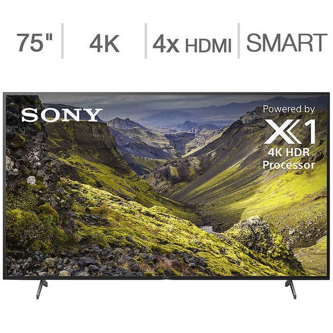 SONY Television 75" XBR-75X81CH 4K Ultra Hdr