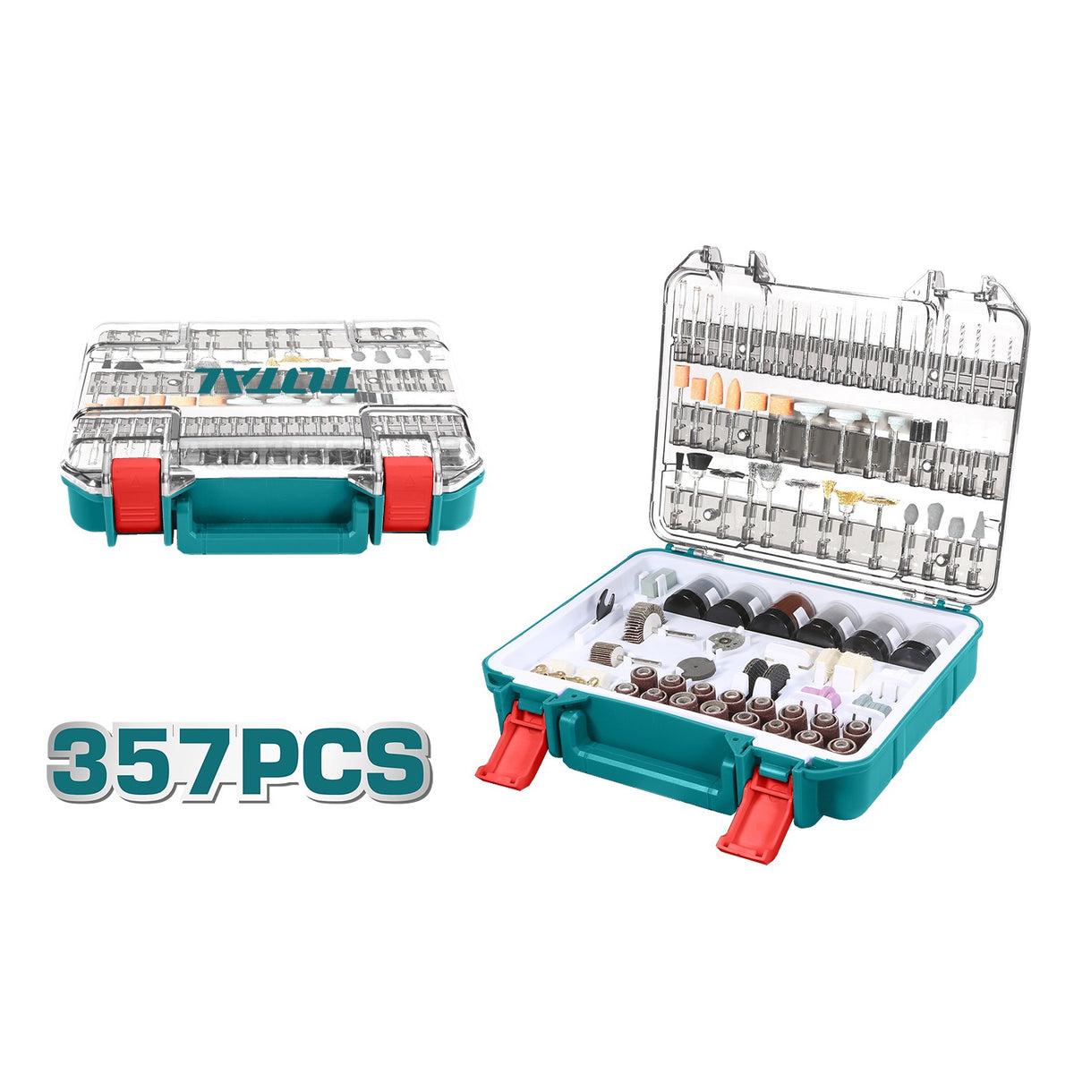 TOTAL Tool Set 357PCS TACSD13571 Accessories for Mini Drill