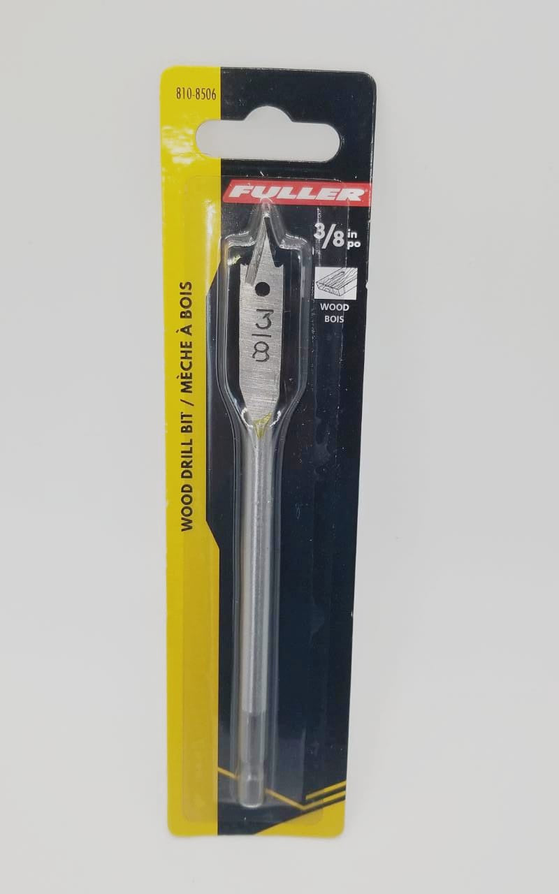 FULLER Drill Bit Flat Wood 3/8" 810-8506