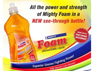 Foam Dish Detergent Citrus Burst 750ml