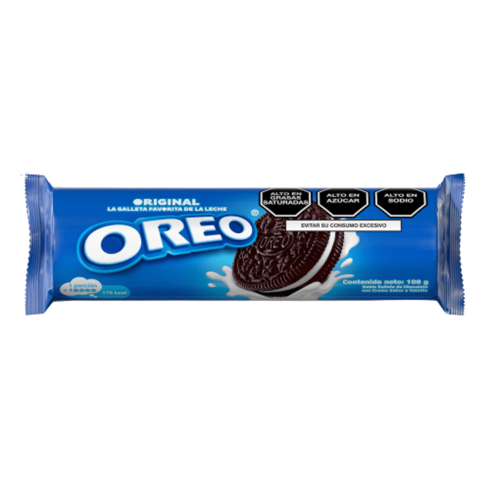 NABISCO Oreo Sandwich Cookies 12-COOKIES 108G