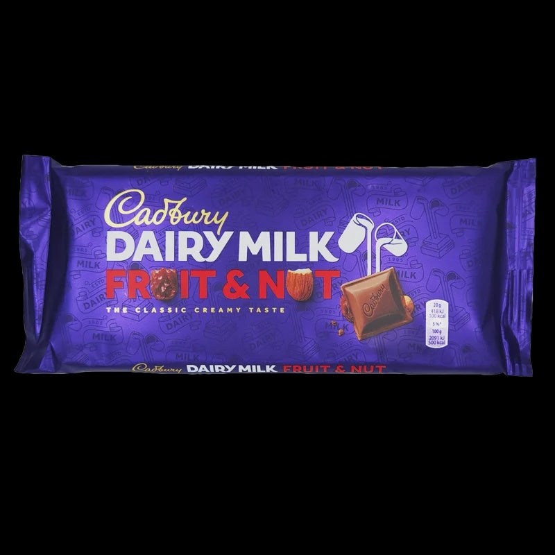 CADBURY Dairy Milk Fruit & Nut Chocolate 180G
