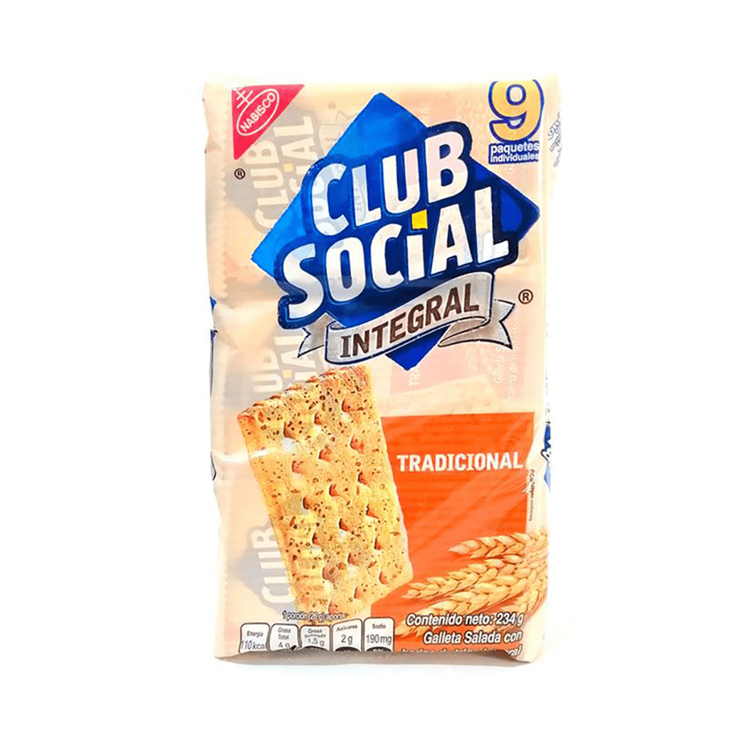 NABISCO Club Social Integral 9PCS Pack 234G
