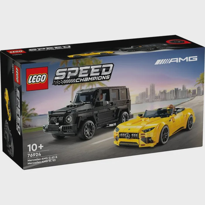 LEGO Toy Speed Champions MERCEDES-AMG G 63 & MERCEDES-AMG Sl 63 F1 76924 808PCS