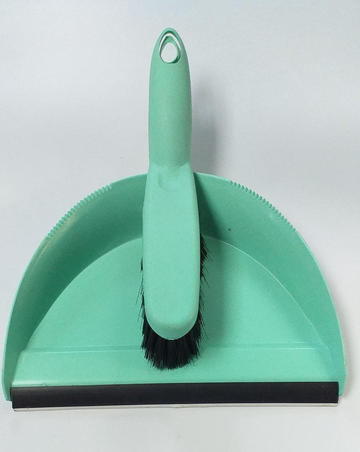 Dust Pan & Brush W/RUBBER Tip JR-928 Color