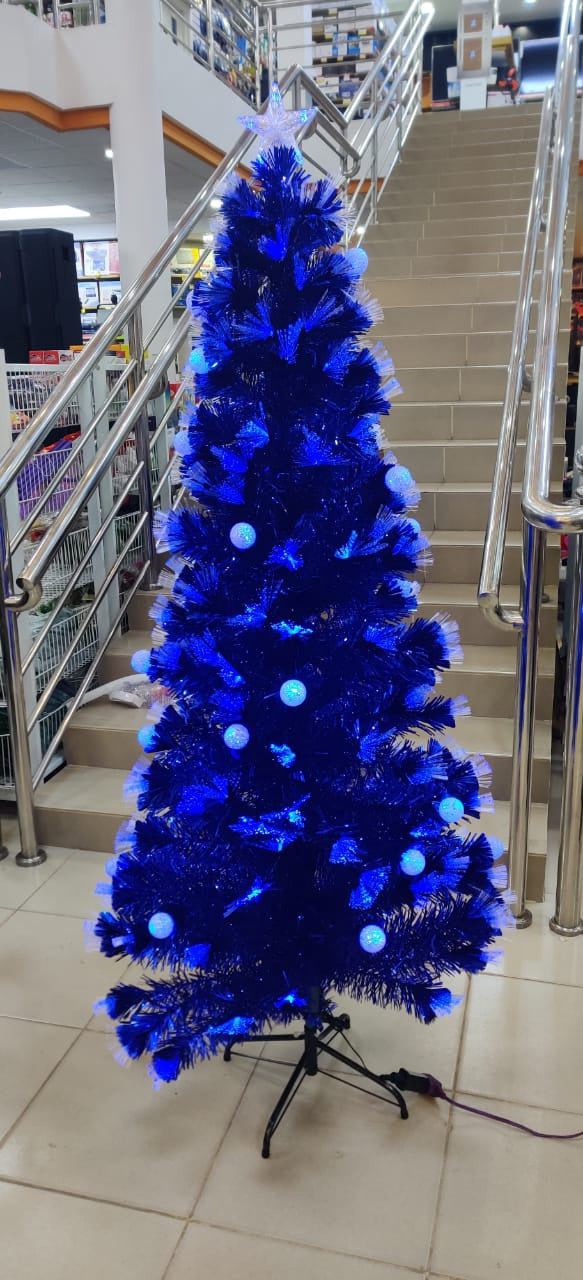 Christmas Decorations Tree Blue with LED Lights FA007 6FT