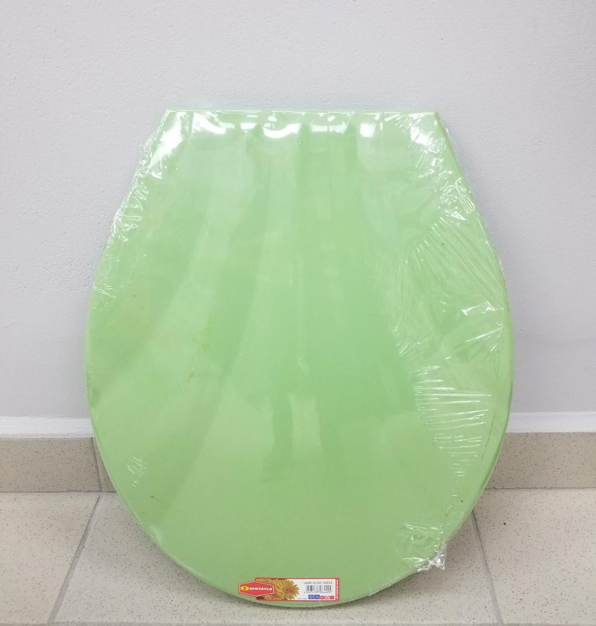 Toilet Seat Plastic Senyayla Shell Green