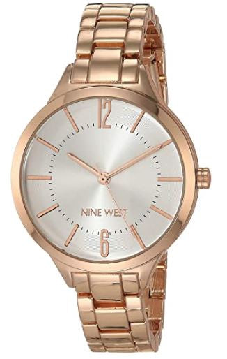 NINE WEST Watch Women's Bracelet Rose Gold NW2254SVRG