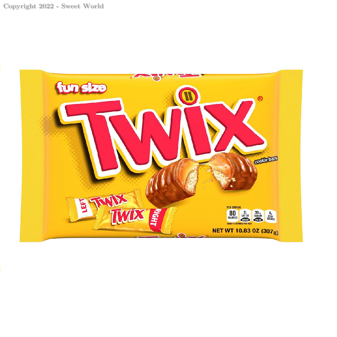 TWIN Twix 20 Bar Pack Fun Size 10.83OZ 307G