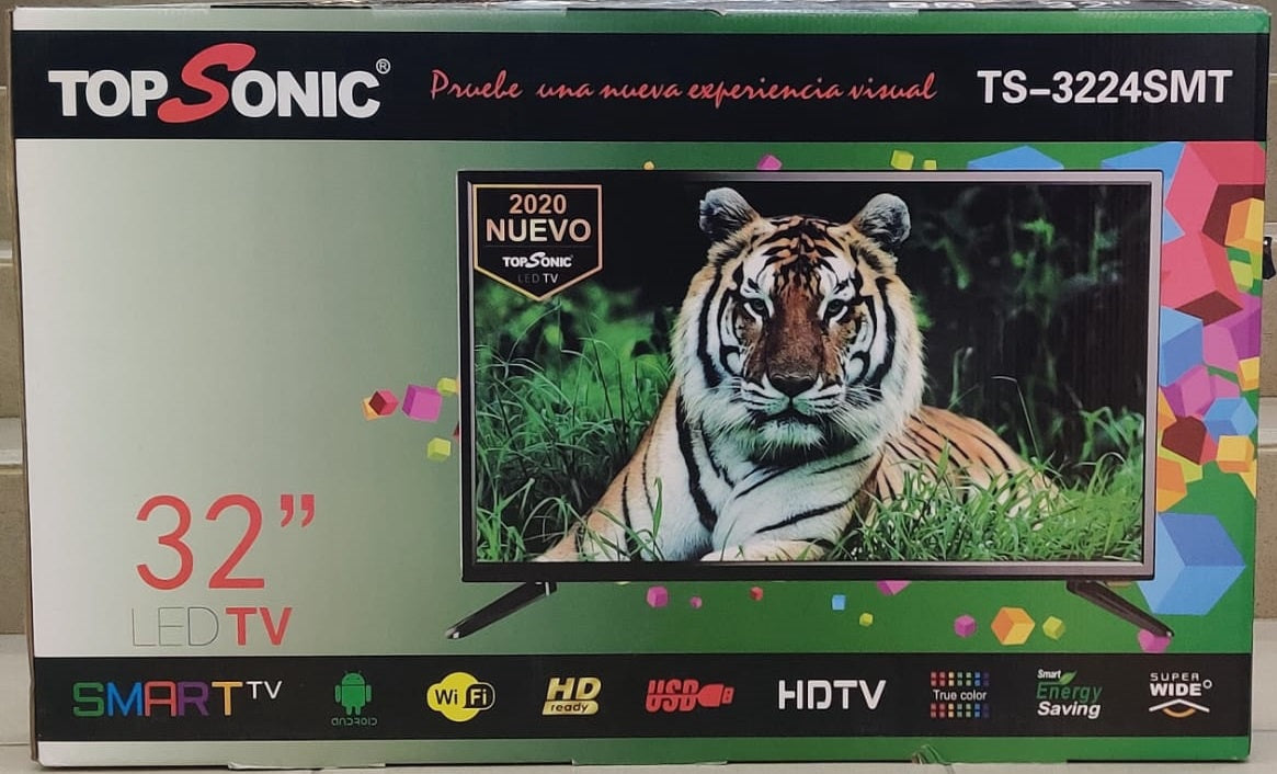 TOP SONIC Television 32" TS-3224SMT Smart TV LED