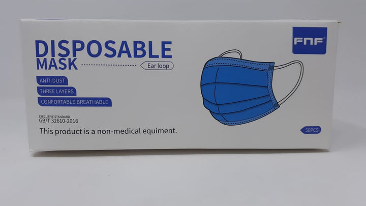 Face Mask Disposable 50PCS Pack Fnf Ear Loop