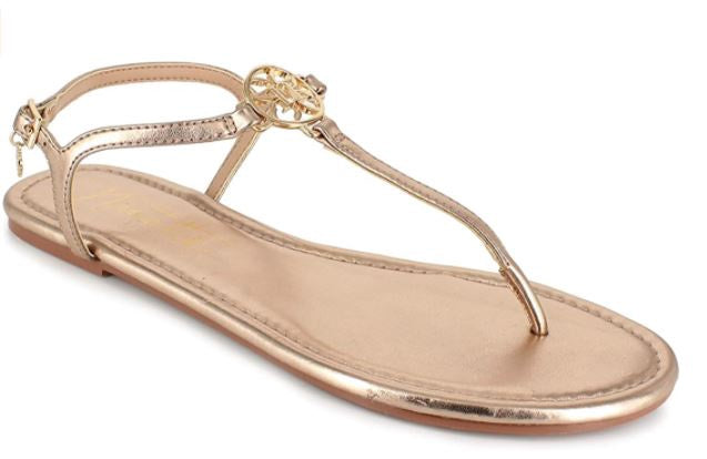 NANETTE LEPORE Footwear Women's Taylor Flat Sandal Gold