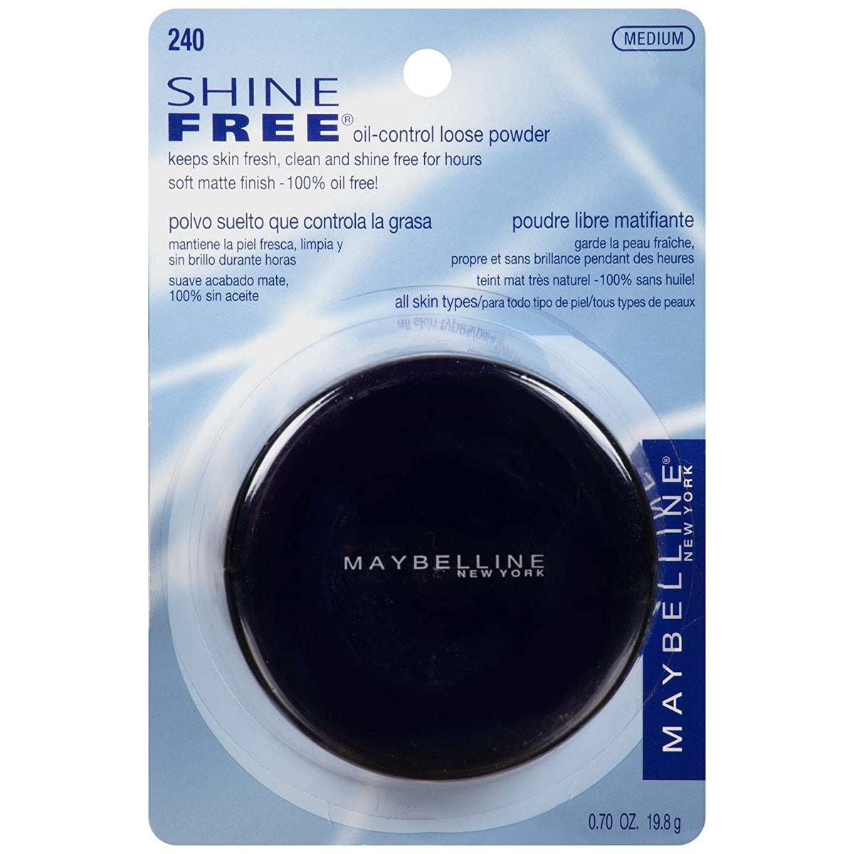 MAYBELLINE NEW YORK Makeup Powder Shine Free OIL-CONTROL Loose Powder Medium 0.7OZ
