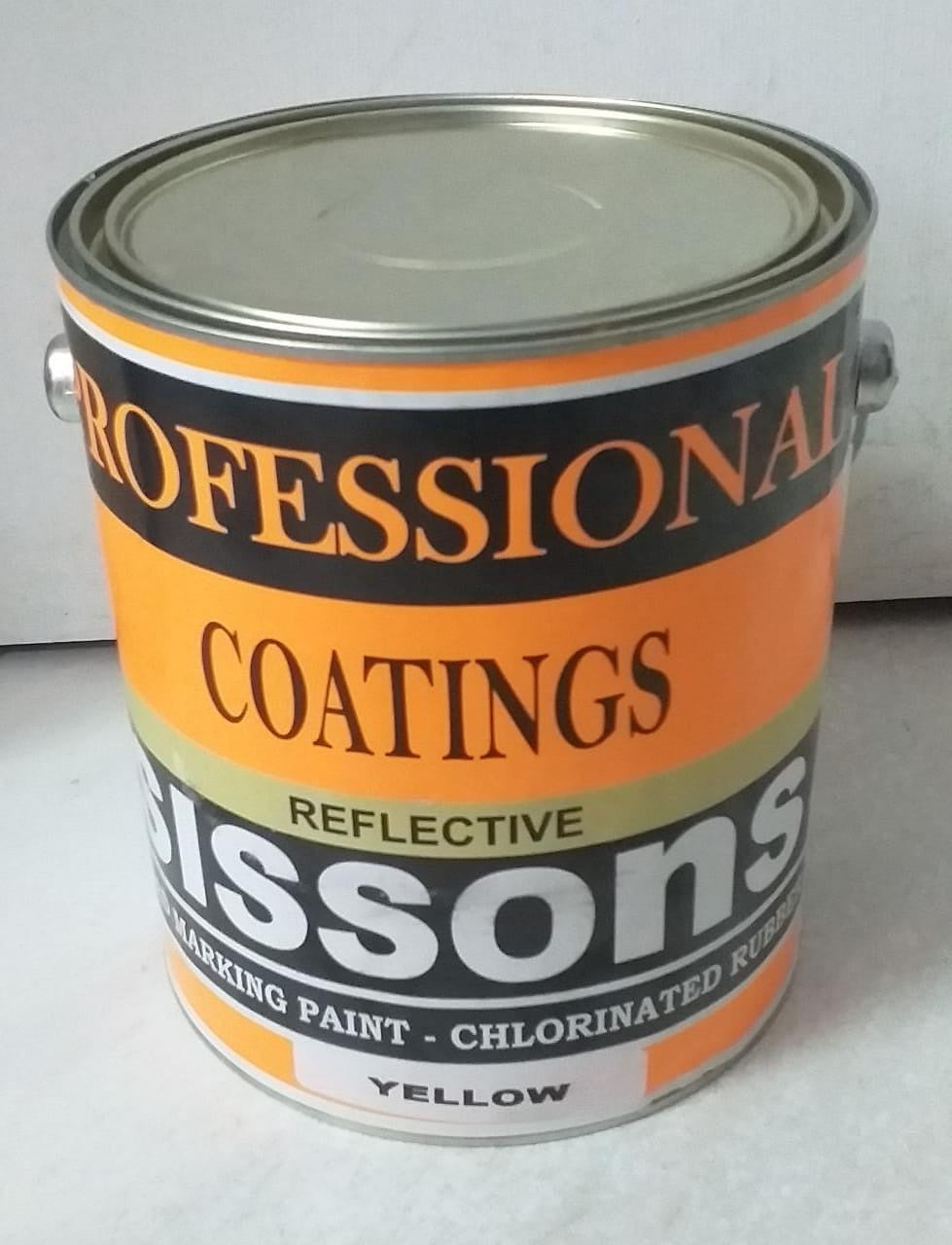 SISSONS Paint Road Marking Yellow Reflective Coatings