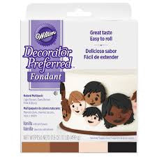 WILTON Baking Fondant Decorator Preferred Icing Natural 710-2314 17.6OZ 1.1LB 499G