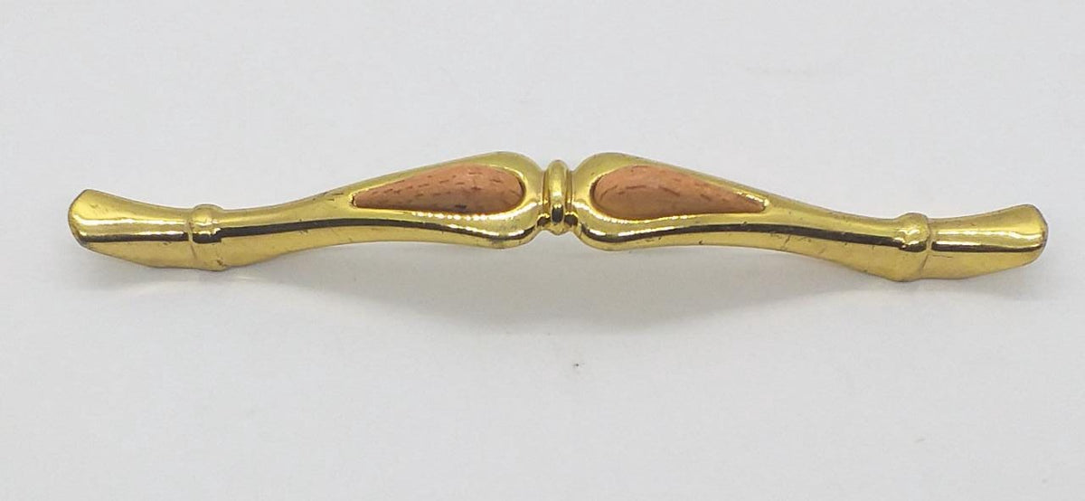 Draw Handle Gold & Polish Design 7" #27