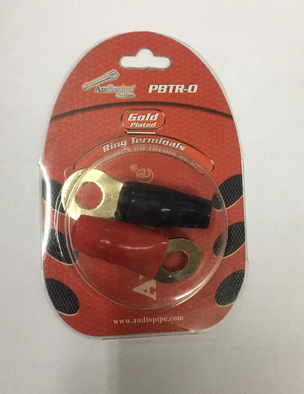 AUDIO PIPE Spade Clip 0G Ring Terminal PBTR-0 Sold 2PCS Pack
