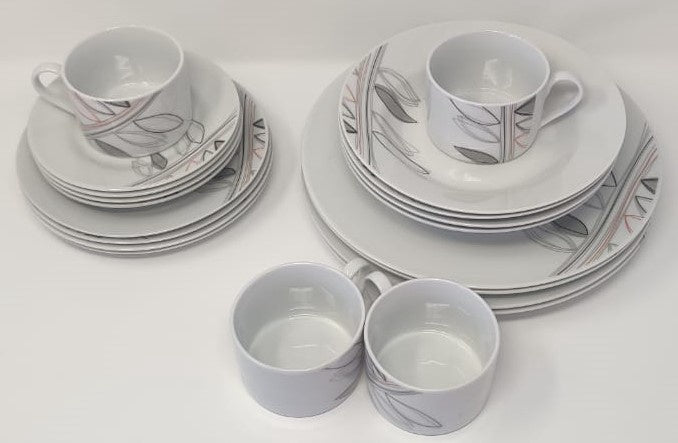 Dinner Set 20PCS Elegant Home Round