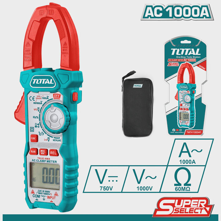 TOTAL Multimeter TMT4100041 Digital Clamp on
