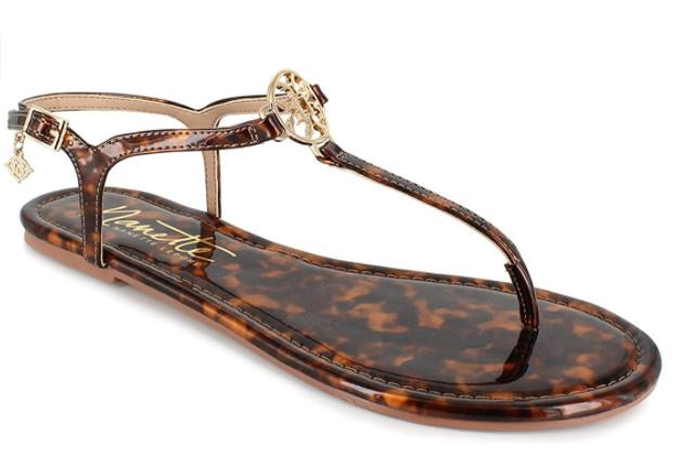 NANETTE LEPORE Footwear Nanette Women's Taylor Flat Sandal Tortoise