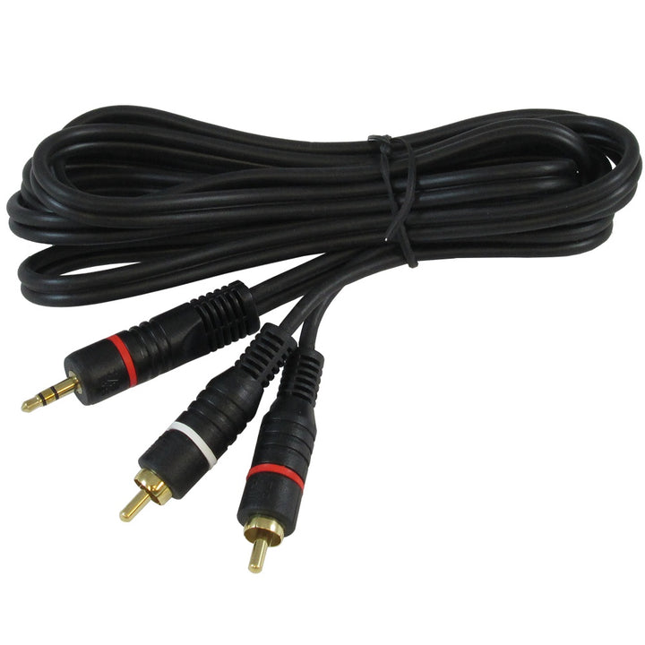 BLASTKING Lead 1 3.5 M St - 2 Rca M 6' H/D I-SC428Y-6G-BLK