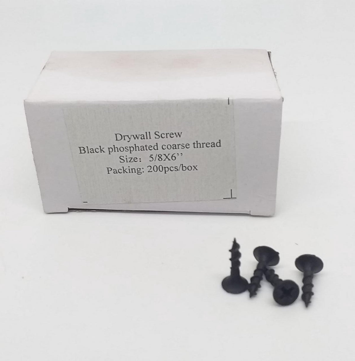 Screw Drywall 6 X 5/8" Black 200PCS Box 79815 Coarse Thread
