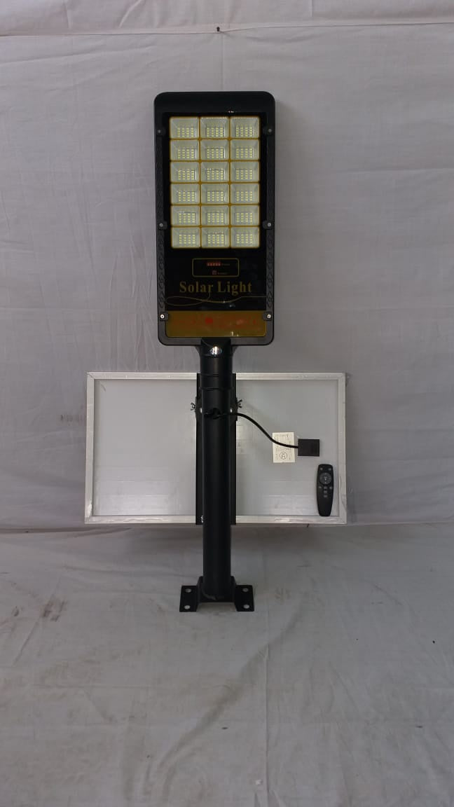 Solar Light 180W LED with Panel, Pole and Remote Street