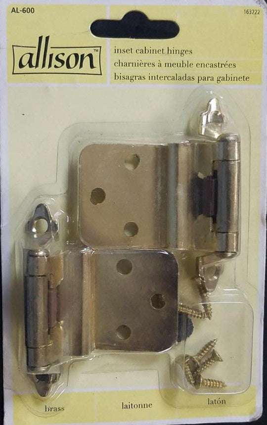 ALLISON Butt Hinges Spring #AL-600 163222 Gd