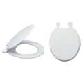 EZ-FLO Toilet Seat Wood 65905 White