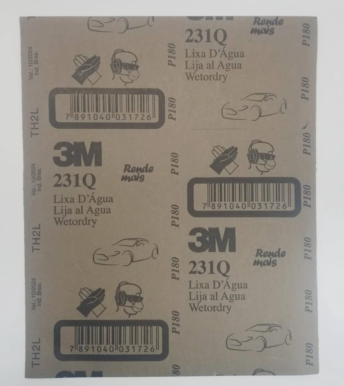 3M Sand Paper Metal #180 /Alcar