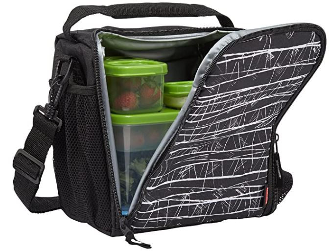 RUBBERMAID Lunch Bag Black Small