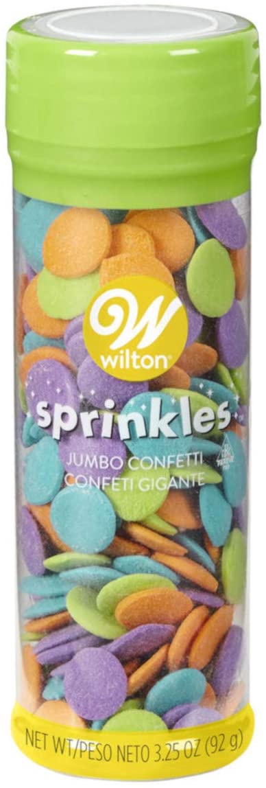 WILTON Baking Sprinkles Jumbo Confetti 3.25OZ 92G 710-5367