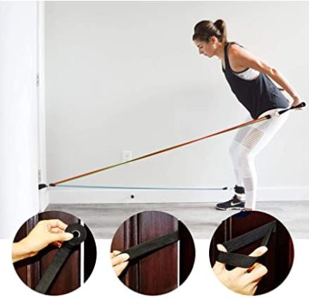 LYCAON Gym Exercise Resistance Band Set