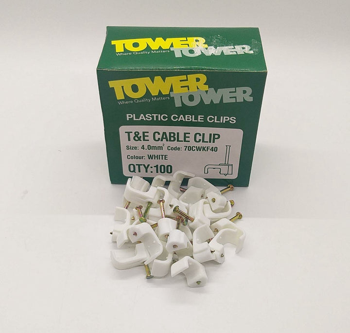 Tower Cable Clip 4.0MM T&e Green Box 70CWKF40 100PCS Box