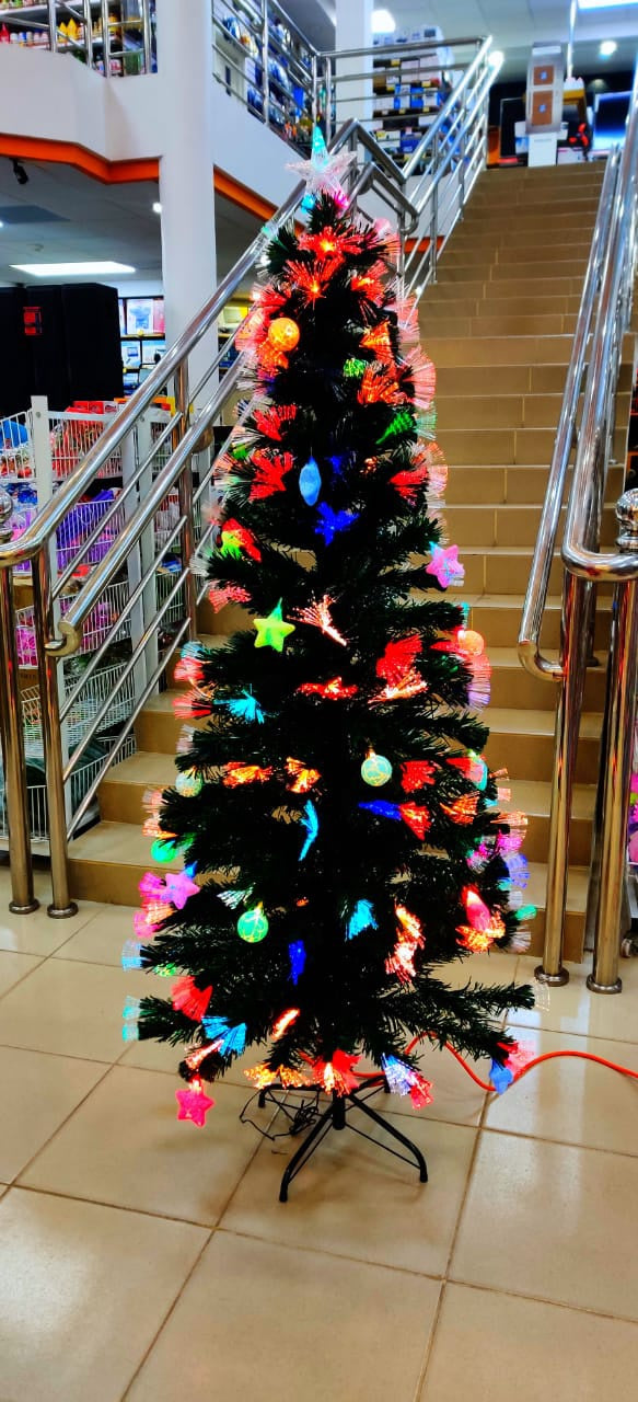 Christmas Decorations Tree Green with LED Lights FA005 6FT