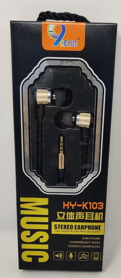 HEYU Earphones with Mic HY-K103