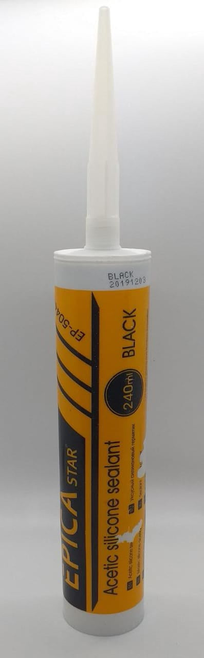 EPICASTAR Silicone Sealant 240ML Black EP-50448
