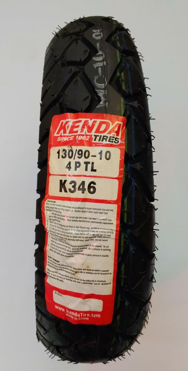 KENDA M/CYCLE Tyres 130/90-10 K346 4PTL